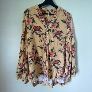 Free people floral blouse